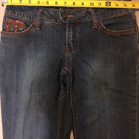 NOBO No Boundaries Jeans Jr Size 5; Blue with Embellishments - Picture 5 of 12